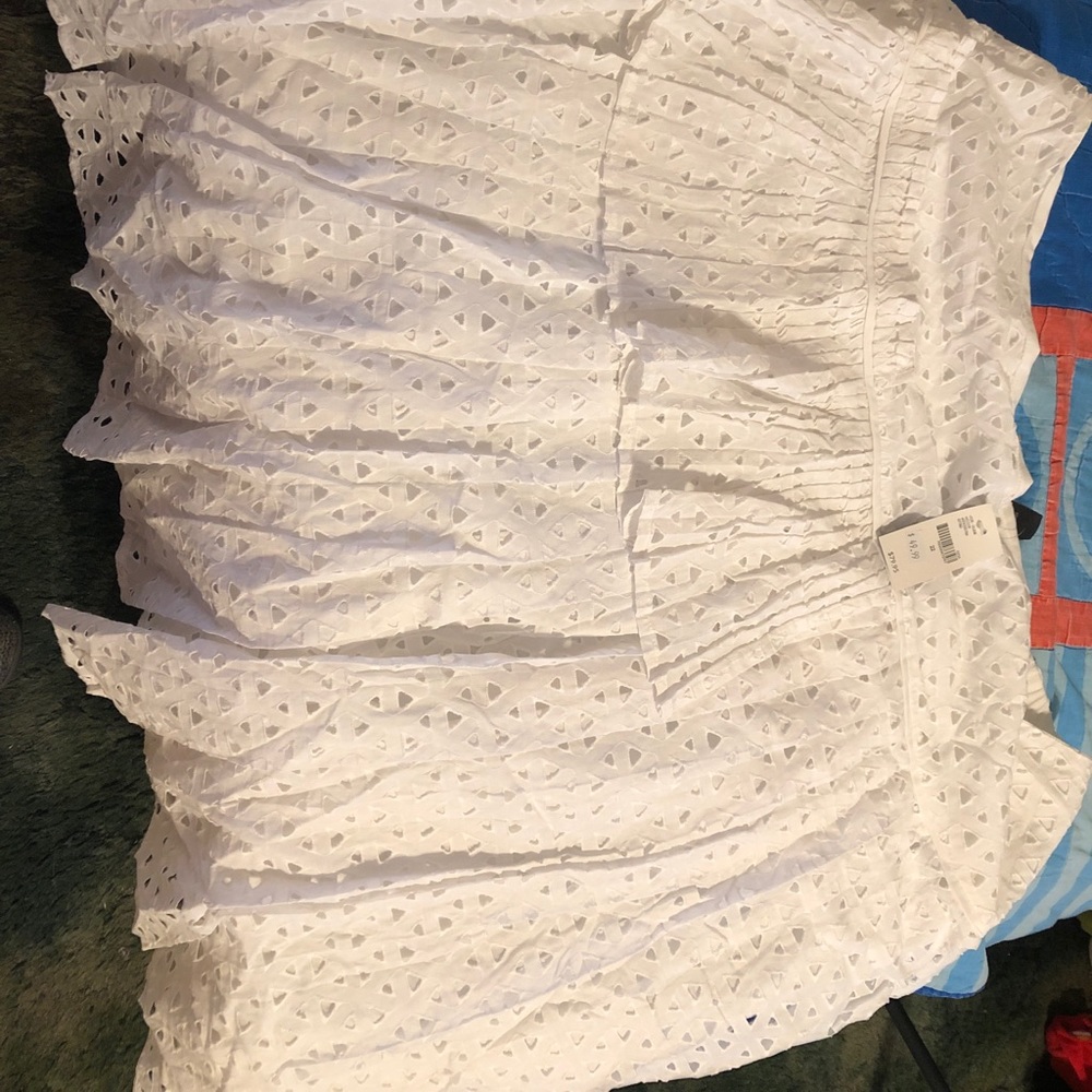 White Ruffle Skirt